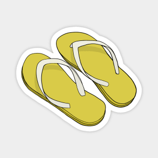 Cool flip flops Magnet