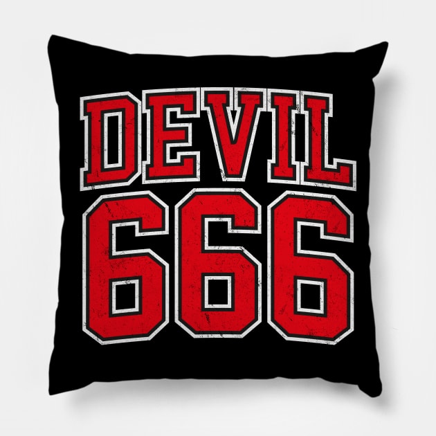 Devil 666 Pillow by cowyark rubbark