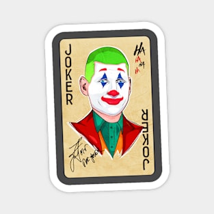 Nikola Jokic Joker Card Magnet