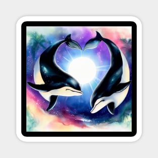 Orca Love . Magnet