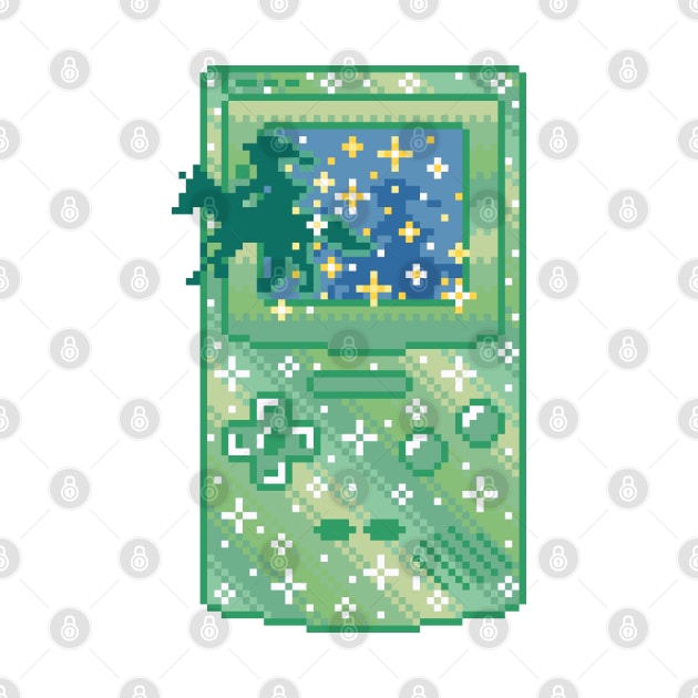 Galaxy Handheld Pixel Art by AlleenasPixels