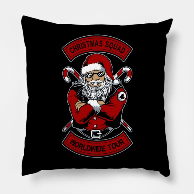 xmas squad Pillow by spoilerinc