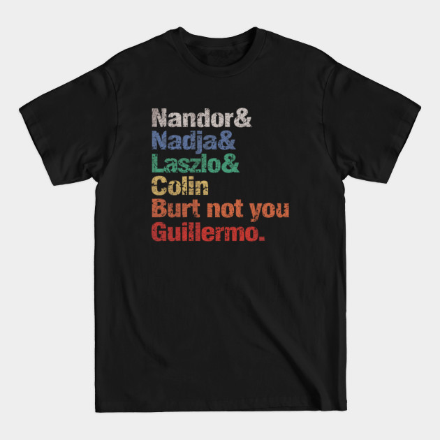 Disover Nandor Laszlo Family Vintage - What We Do In The Shadows - T-Shirt