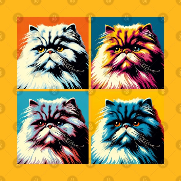 Persian Cat Pop Art - Cat Lovers by PawPopArt