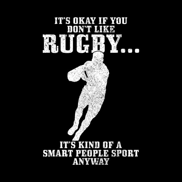 Rugby Smart People Sport Funny Rugby Player by FêriStore'