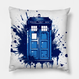 Tardis Graffiti Pillow