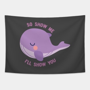 BTS whale plush so show me i'll show you Tapestry