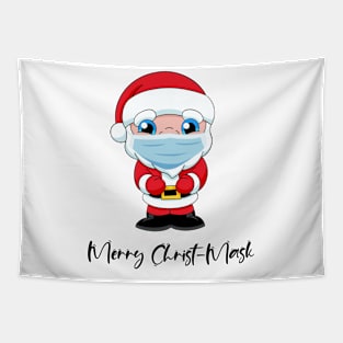 Merry Christmask face mask, quarantined Christmas 2020, Tapestry