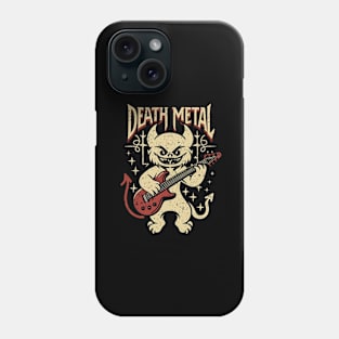 Death Metal Satanic Baphomet Cat Phone Case