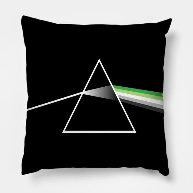 Aromantic Pride Prism Pillow by Reynard