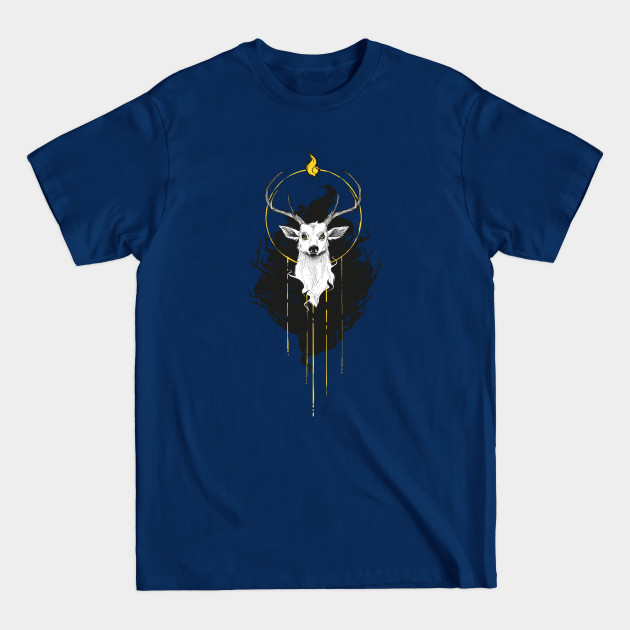 Disover Fire - eclipse deer ink - Deer - T-Shirt