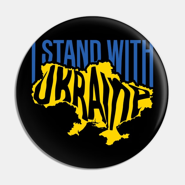 Ukrainian Lover Quote Ukraine Cool I Stand With Ukraine Pin by BramCrye