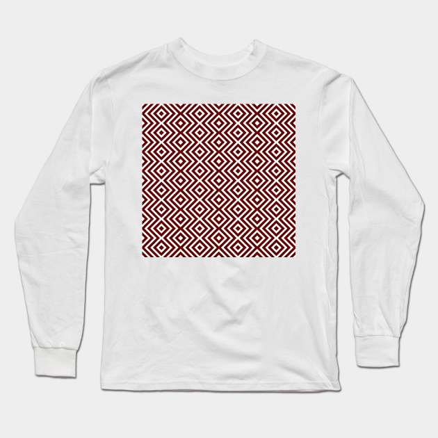 red patterns - Patterns - Long Sleeve T-Shirt | TeePublic