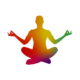 Tie Dye Meditation in Lotus Yoga T-Shirt