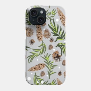 #Christmas #Pattern #Pine #Snow 11 Phone Case