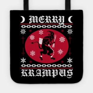 Merry Krampus Christmas Tote