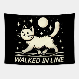 Walked In Line Tapestry