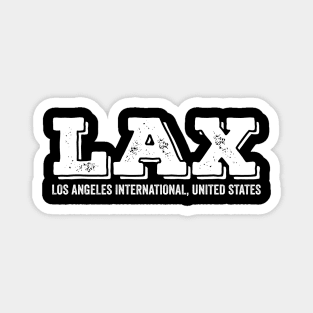 LAX Los Angeles International US  Airport Code Magnet