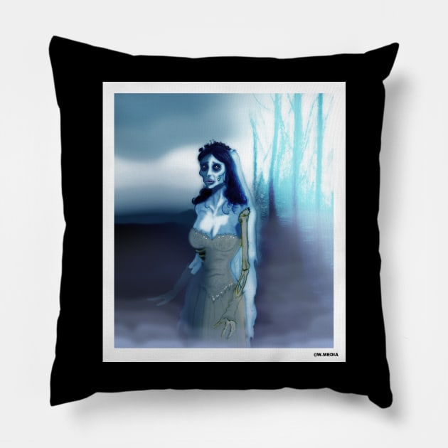 Corpse Bride portrait Pillow by Wonder design
