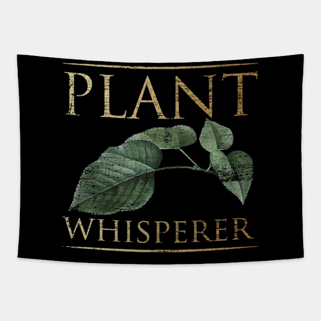 Plant Whisperer Grunge Tapestry by ShirtsShirtsndmoreShirts