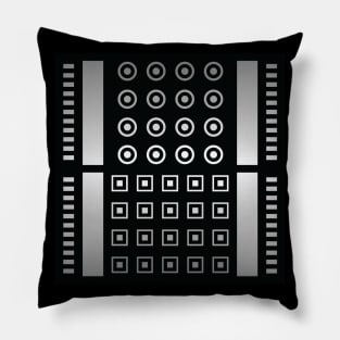 “Dimensional Screen (2)” - V.1 Grey - (Geometric Art) (Dimensions) - Doc Labs Pillow