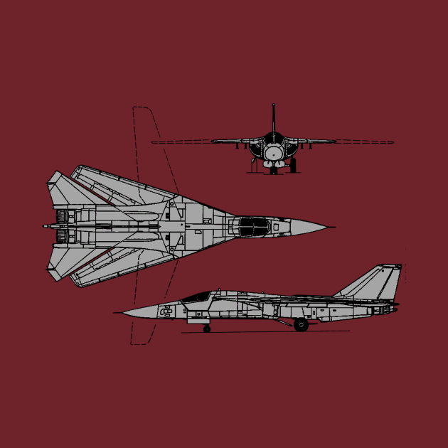 F-111 Aardvark Tri-view by Sneek661