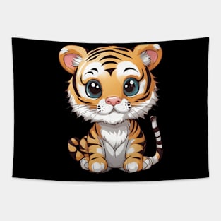 Tiger Cub Tapestry