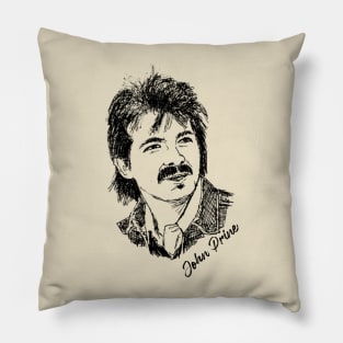 John Prine Line Pillow