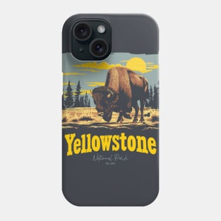 Bison Yellowstone National Park Phone Case