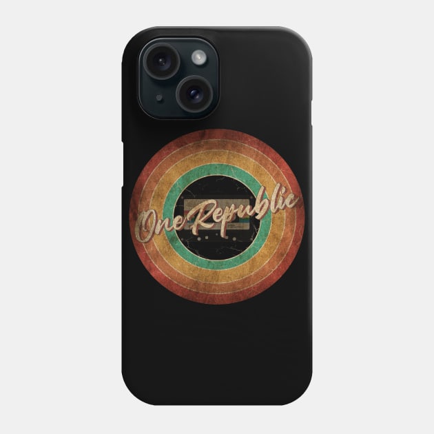 OneRepublic Vintage Circle Art Phone Case by antongg