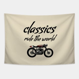 Classic Motorcycles Tapestry