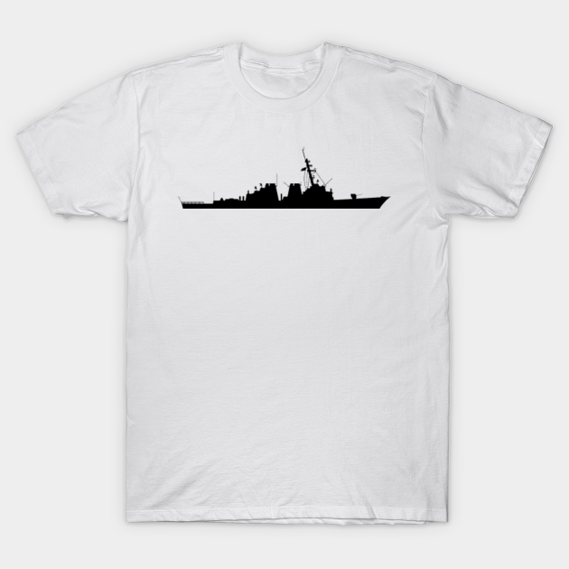 US Navy. Ship Silhouette. - Us Navy Ship Silhouette - T-Shirt | TeePublic