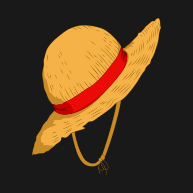 Monkey D. Luffy Straw Hat/Mugiwara Large Logo from One Piece Manga and