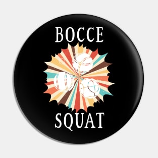 Vintage Bocce Squat Pin