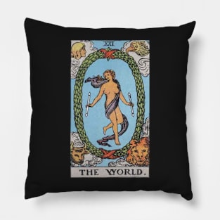 The World - Tarot Card Pillow