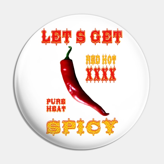 Hot Chili Spicy Food Expert Pin by PlanetMonkey