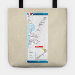 Adelaide - Australia - Rail Map - HD Tote