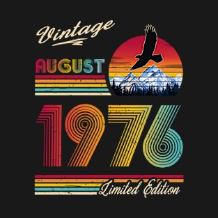 August 1976 Birthday T-Shirt