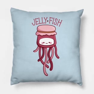 Jelly-Fish cute jellyfish pun Kawaii jelly fish Pillow