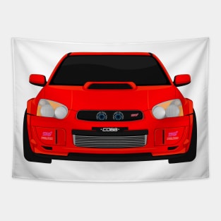 IMPREZA RED Tapestry