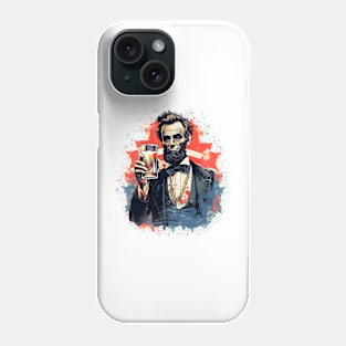 Abe Drinkin 4th Of July Shirt Independence Day Phone Case