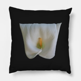 Square Shaped Calla Lily Flower Pillow