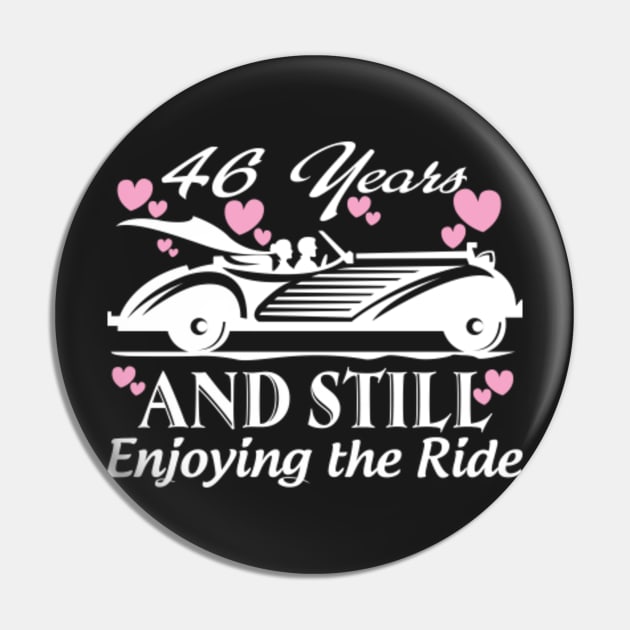 Anniversary Gift 46 years Wedding Marriage Pin by bestsellingshirts