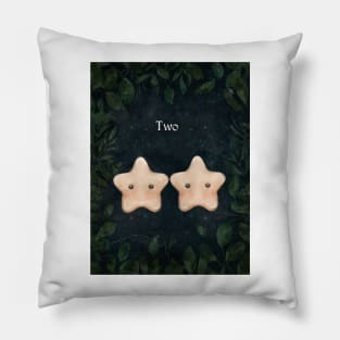 2 Celestial Nursery Wall Art| Cute Baby Star Counting Series| Forest Nursery Theme Wall Art| Star Nursery Wall Art Pillow