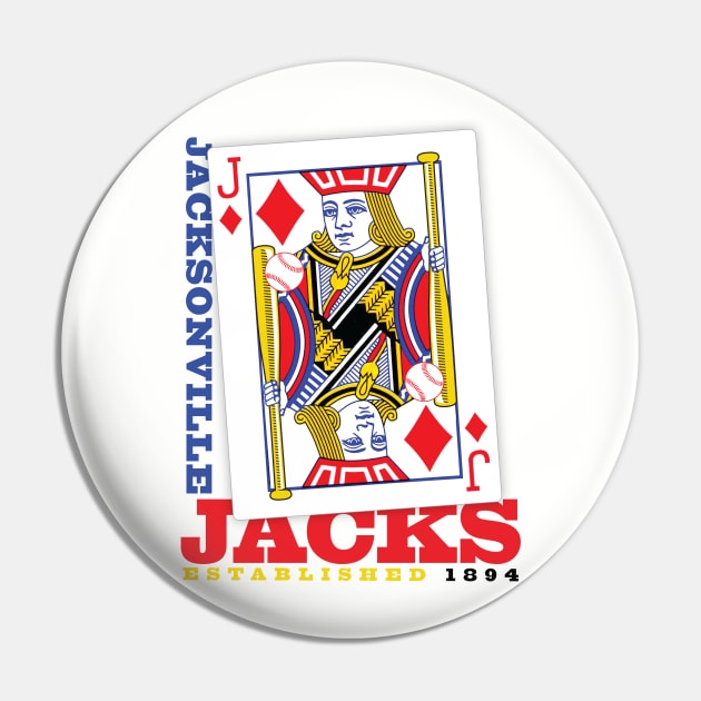 Jacksonville Jacks Pin by MindsparkCreative