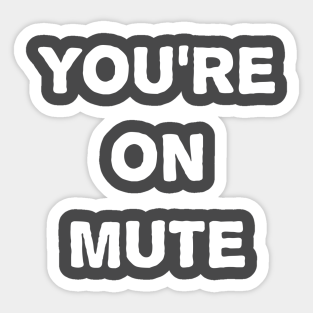 Mute Stickers Teepublic