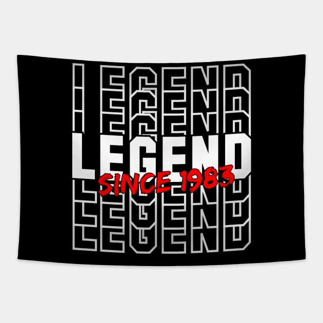 Legend Since 1983 Tapestry by Geoji 