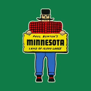 Minnesota Travel Souvenir Paul Bunyan T-Shirt