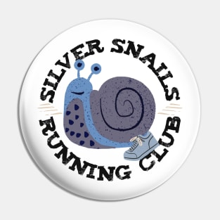 Silver Snails Running Club Pin