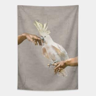 love hurts - cockatoo - full Tapestry